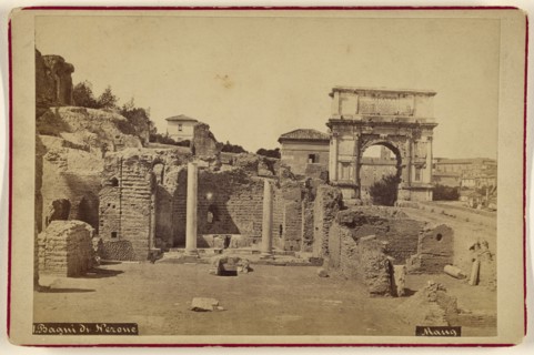 Bagni di Verone; Michele Mang, Italian, active Rome, Italy 1860s, about 1875; Albumen silver print
