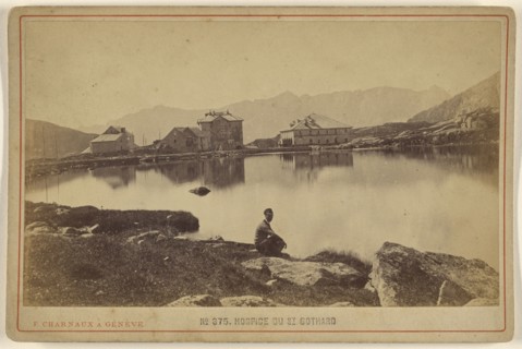 Hospice Du St. Gothard; Florentin Charnaux, Swiss, 1832 - 1883, active Geneva, Switzerland 1850s - 1880s, about 1873; Albumen