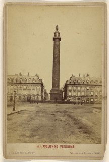 Colonne Vendome; Ernest Ladrey, French, active Paris, France 1860s, about 1875; Albumen silver print