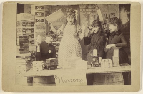 Horror; Henry McCobb, American, active New York, New York 1880s, about 1886; Albumen silver print