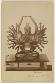 Buddha Idol; about 1870; Albumen silver print