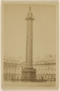 Colonne Vendome; Attributed to Debitte & Hervè; about 1875; Albumen silver print