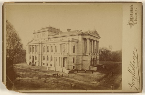 mansion at Oldenburg, Germany; Georg Kahlmeyer, German, active 1880s, 1887; Albumen silver print