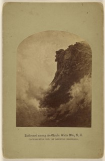 Enthroned among the Clouds, White Mts., N.H; Benjamin West Kilburn, American, 1827 - 1909, 1880; Albumen silver print