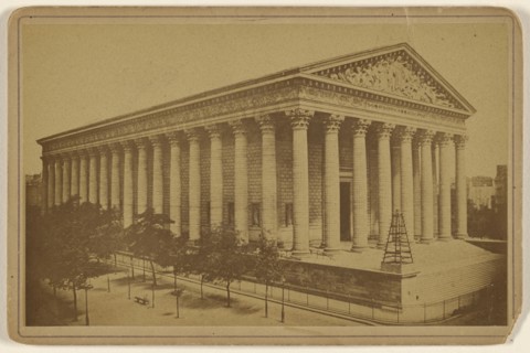 La Madeleine; French; about 1875; Albumen silver print