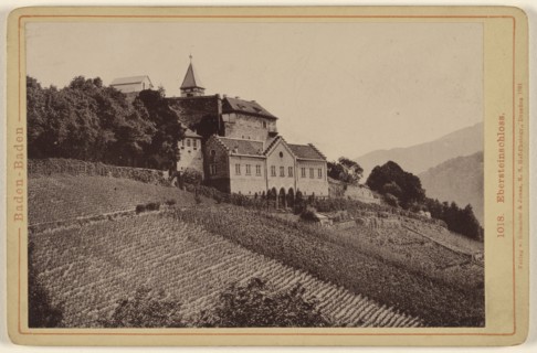 Ebersteinschloss. Baden-Baden; Römmler & Jonas, German, 1871 - 1945, about 1880; Collotype