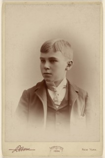 Freddie McL young boy; Edward C. Dana, American, 1852 - 1897, 1894; Gelatin silver print