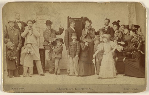 Rosenfeld's Liliputians; G.W. Pach & Bros; 1880s; Albumen silver print