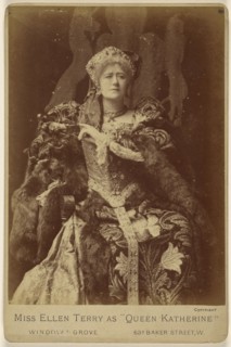Miss Ellen Terry as Queen Katherine; Window & Grove; 1880s; Albumen silver print