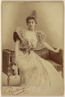 Marthe Brandes Hirt de Marcel Ballod dans - ses roles - comedie Francaise; Emile Auguste Reutlinger, French, 1825 - 1907, 1880s