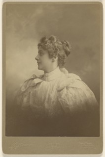 Portrait of a woman in profile; Edward C. Dana, American, 1852 - 1897, December 1895; Platinum print