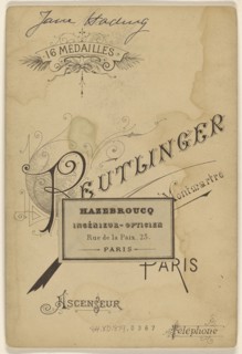 Jane Hading; Emile Auguste Reutlinger, French, 1825 - 1907, about 1895; Gelatin silver print
