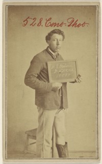 H.S. Osborn; Attributed to William H. Bell, American, 1830 - 1910, about 1865; Albumen silver print