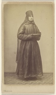 Russian Nun; J. Monstein, Russian, active Moscow, Russia 1860s, about 1865; Albumen silver print