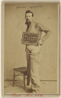 H.L. Lanning, G 86th N.Y. 11980. Civil War victim; Attributed to William H. Bell, American, 1830 - 1910, about 1864; Albumen
