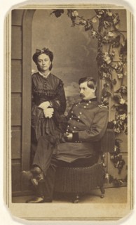 General George Brinton McClellan and his wife; Charles DeForest Fredricks, American, 1823 - 1894, New York, United States