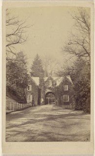Lodge at Coccington Ct; Ward & Company; about 1865; Albumen silver print