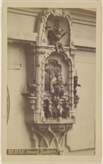 Berne. Grand Horloge; M. Vollenweider, Swiss, active Bern, Switzerland 1860s - 1870s, about 1871; Albumen silver print