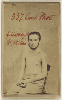 John Harvey, Civil War victim; Attributed to William H. Bell, American, 1830 - 1910, 1862 - 1864; Albumen silver print