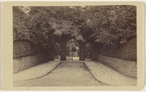 Entrance to Dairy Arundel Castle; James Russell & Sons; April 20, 1866; Albumen silver print