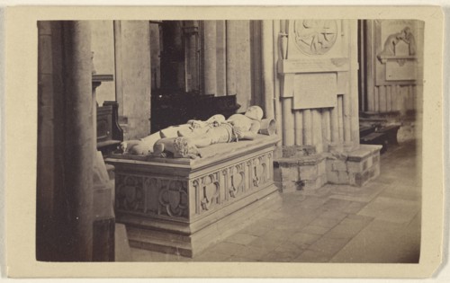 Earl & Countess of Arundel - Chichester Cathedral Temp - Henry VIII; James Russell & Sons; about 1866; Albumen silver print