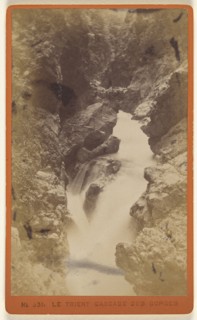 Le Trient des Gorges; Florentin Charnaux, Swiss, 1832 - 1883, active Geneva, Switzerland 1850s - 1880s, about 1873; Albumen