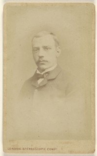 man with moustache; London Stereoscopic and Photographic Company; about 1866; Albumen silver print
