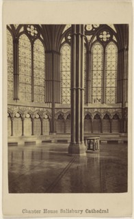 Chapter House. Salisbury Cathedral; Attributed to George Washington Wilson, Scottish, 1823 - 1893, about 1868; Albumen silver