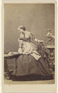 Hon. Mrs. Wellesley and Mrs. S. Leslie; Hills & Saunders, British, active about 1860 - 1920s, Oxford, Eton, England, Europe