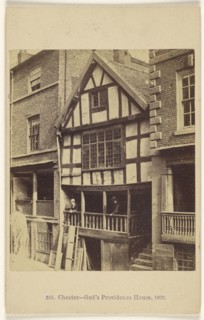 Chester - God's Providence House, 1652; Francis Bedford, English, 1815,1816 - 1894, about 1865; Albumen silver print