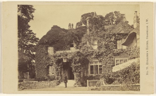 Hollier's Hotel, Shanklin, I.W; Frank Mason Good, English, 1839 - 1928, about 1865; Albumen silver print