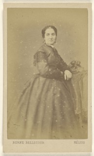 woman, standing; étienne-Prosper Berne-Bellecour, French, 1838 - 1910, 1865 - 1870; Albumen silver print