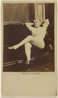 Mabel Santley; 1865 - 1870; Albumen silver print