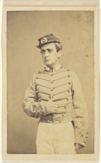 Union soldier, standing; Charles DeForest Fredricks, American, 1823 - 1894, 1862; Albumen silver print