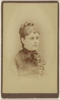 woman, printed in vignette-style; Richard Walzl, American, 1843 - 1899, active Baltimore, Maryland, about 1870; Albumen silver