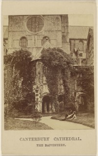 Canterbury Cathedral. The Baptistery; British; 1865 - 1870; Albumen silver print