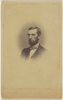 bearded man, printed in vignette-style; C.T. Sylvester, American, active Boston, Massachusetts 1850s - 1860s, 1865 - 1870