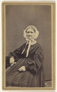 older woman, seated; E. Balch, American, active 1850s - 1860s, 1865 - 1870; Albumen silver print