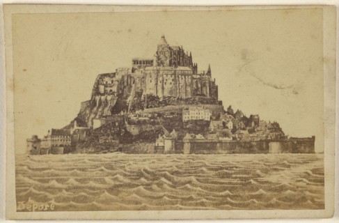 Mont. St. Michel; French; 1865 - 1870; Albumen silver print