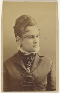 woman, in 3,4 profile; G.W. Davis, American, 1822,1823 - 1892, 1870 - 1875; Albumen silver print
