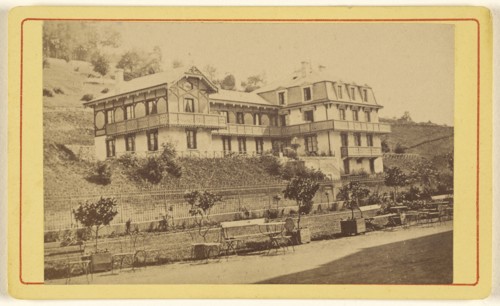 Plombieres Chalet Tivoli; Gehanne, French, active Plombiéres, France 1860s, 1865 - 1870; Albumen silver print