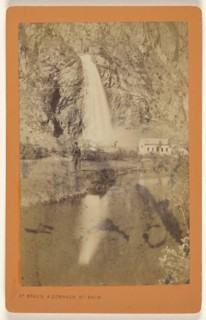 Cascade de Pisse-Vache; Adolphe Braun, French, 1812 - 1877, 1865 - 1875; Albumen silver print