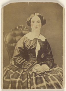 woman, seated; K.W. Beniczky, American, active New York, New York 1850s - 1860s, 1865 - 1875; Albumen silver print