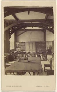 Examination Hall in the School; Hills & Saunders, British, active about 1860 - 1920s, 1865 - 1870; Albumen silver print