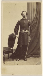 Union officer in uniform, standing; James Wallace Black, American, 1825 - 1896, 1861 - 1865; Albumen silver print