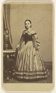 woman, standing; Bendann Brothers, American, active 1850s - 1873, 1865 - 1870; Albumen silver print