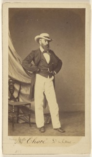Mr. Thore, Se de Lettres; Franck, François-Marie-Louis-Alexandre Gobinet de Villecholles, French, 1816 - 1906, 1865 - 1875