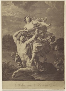 Enlevement de Dejanire; 1865 - 1870; Albumen silver print