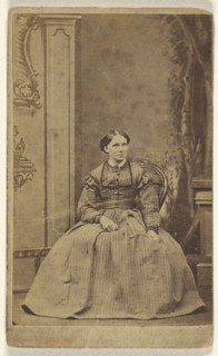 woman, seated; South C. Nettleton, Australian, 1826 - 1902, active North Melbourne, Australia, about 1867; Albumen silver print