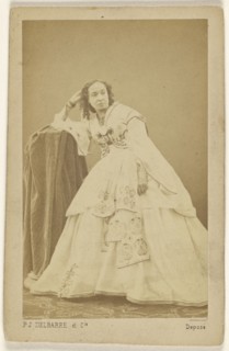 Mme. Blanchard. Op. Com; Delbarre et Cie; 1865 - 1875; Albumen silver print
